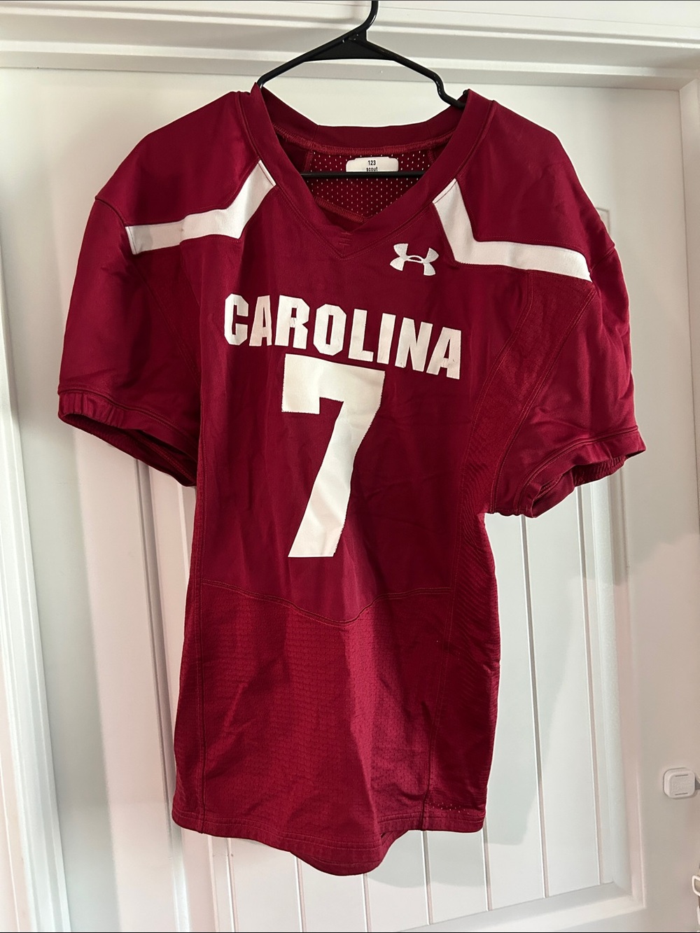 Under Armour USC Gamecocks Practice Jersey with Number 7